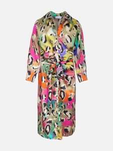 MUCHO GUSTO® Kleid Scandicci mit Leoparden Multicolor.