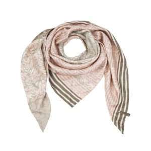MUCHO GUSTO® Seidenschal St. Tropez Mit Afrika- und Streifenthema Grün