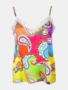 MUCHO GUSTO® Slip Top Multicolor Paisley.