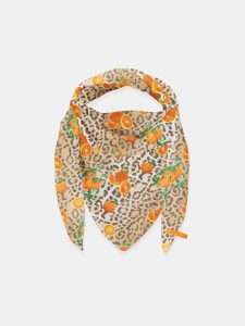 MUCHO GUSTO® Sjaal St. Tropez Viscose Leopard met sinasappels
