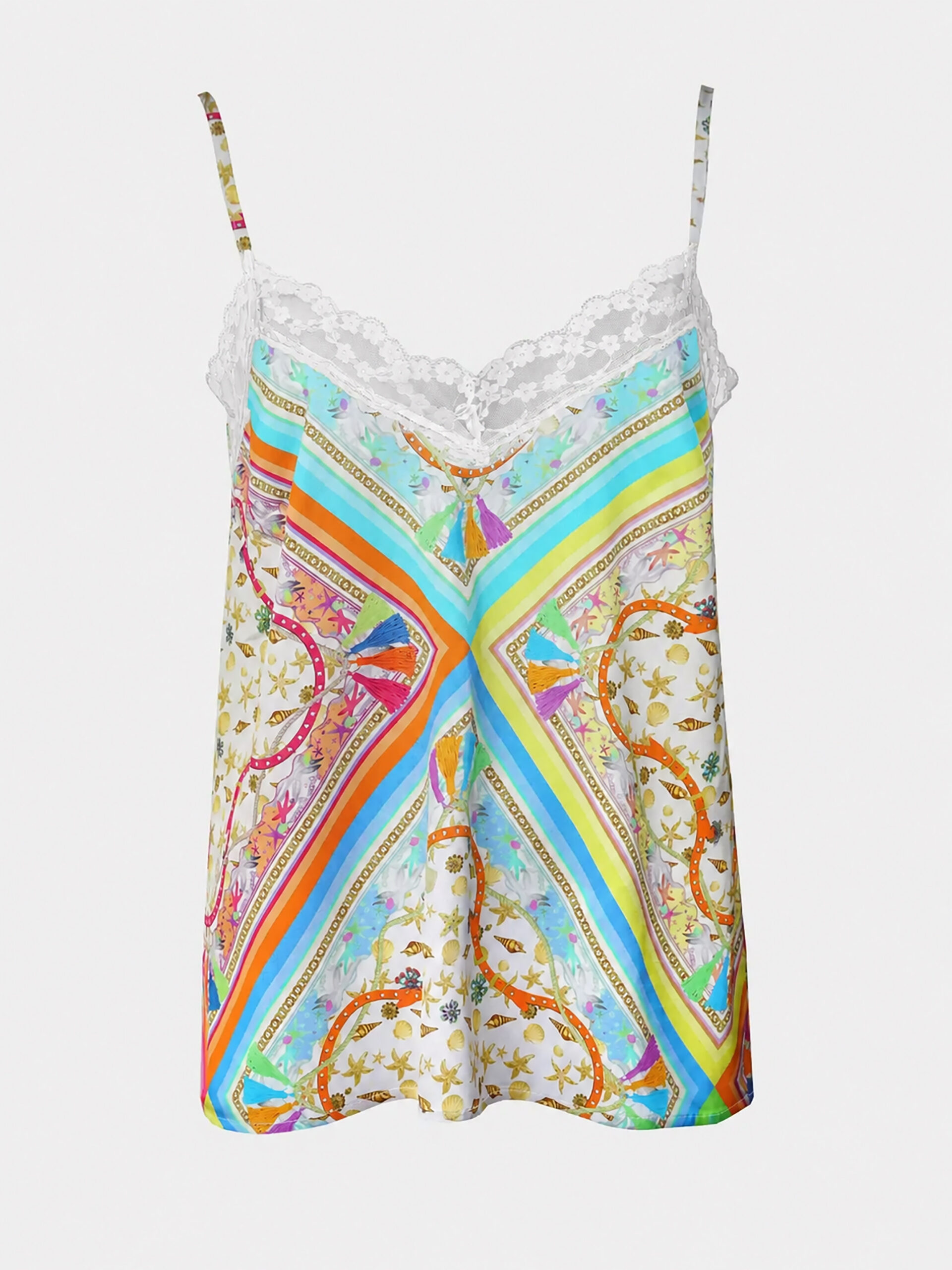 Slip Top Ocean Patchwork