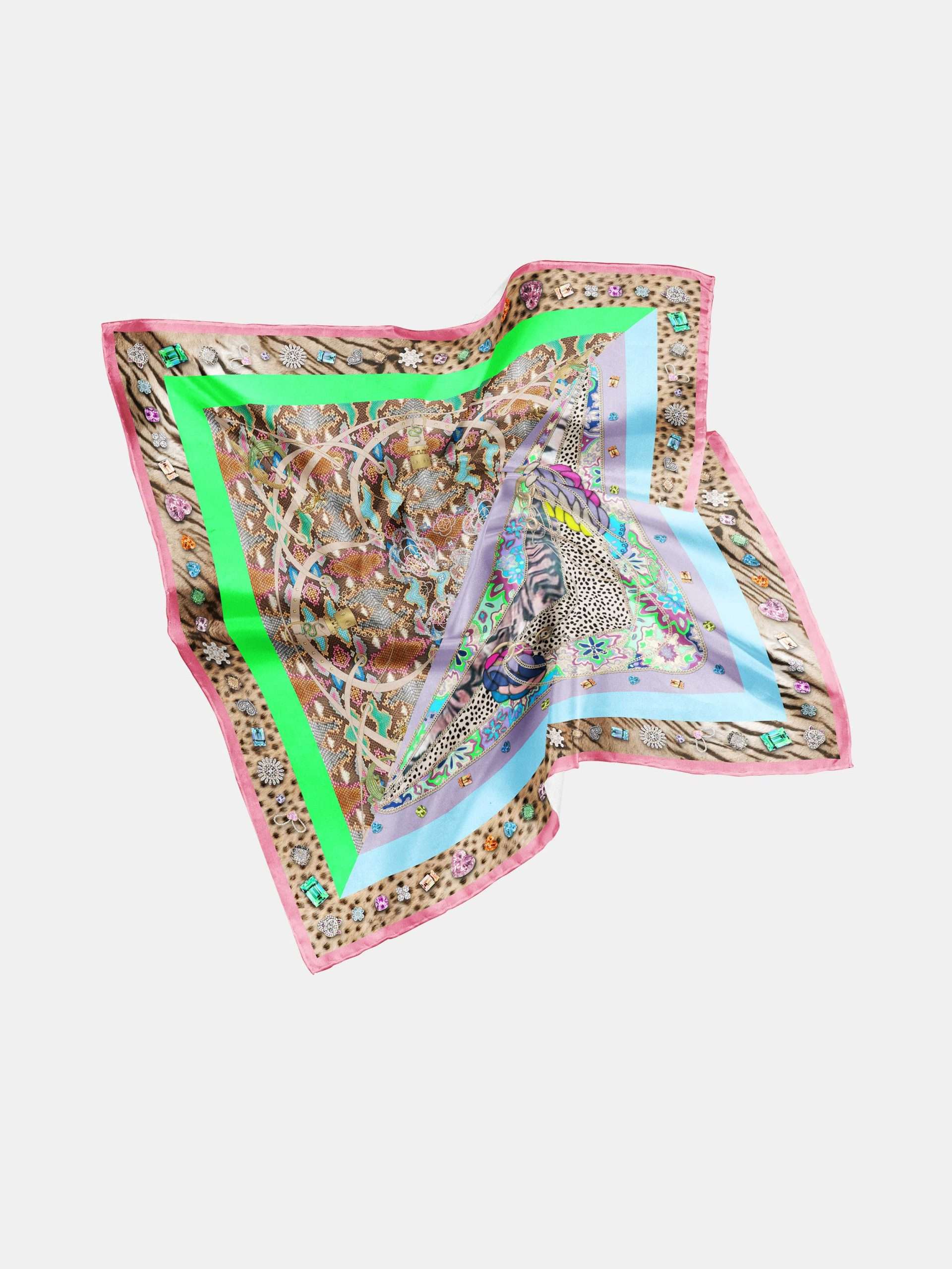 MUCHO GUSTO® Silk Scarf Burano Wild Luxe