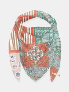 MUCHO GUSTO® Sjaal St. Tropez Juwelen Vogelprint