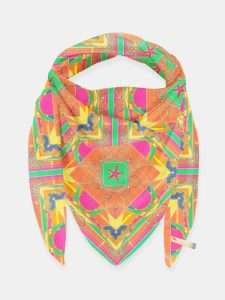 MUCHO GUSTO® Sjaal St. Tropez Kleurrijke Zeesterren Patchwork