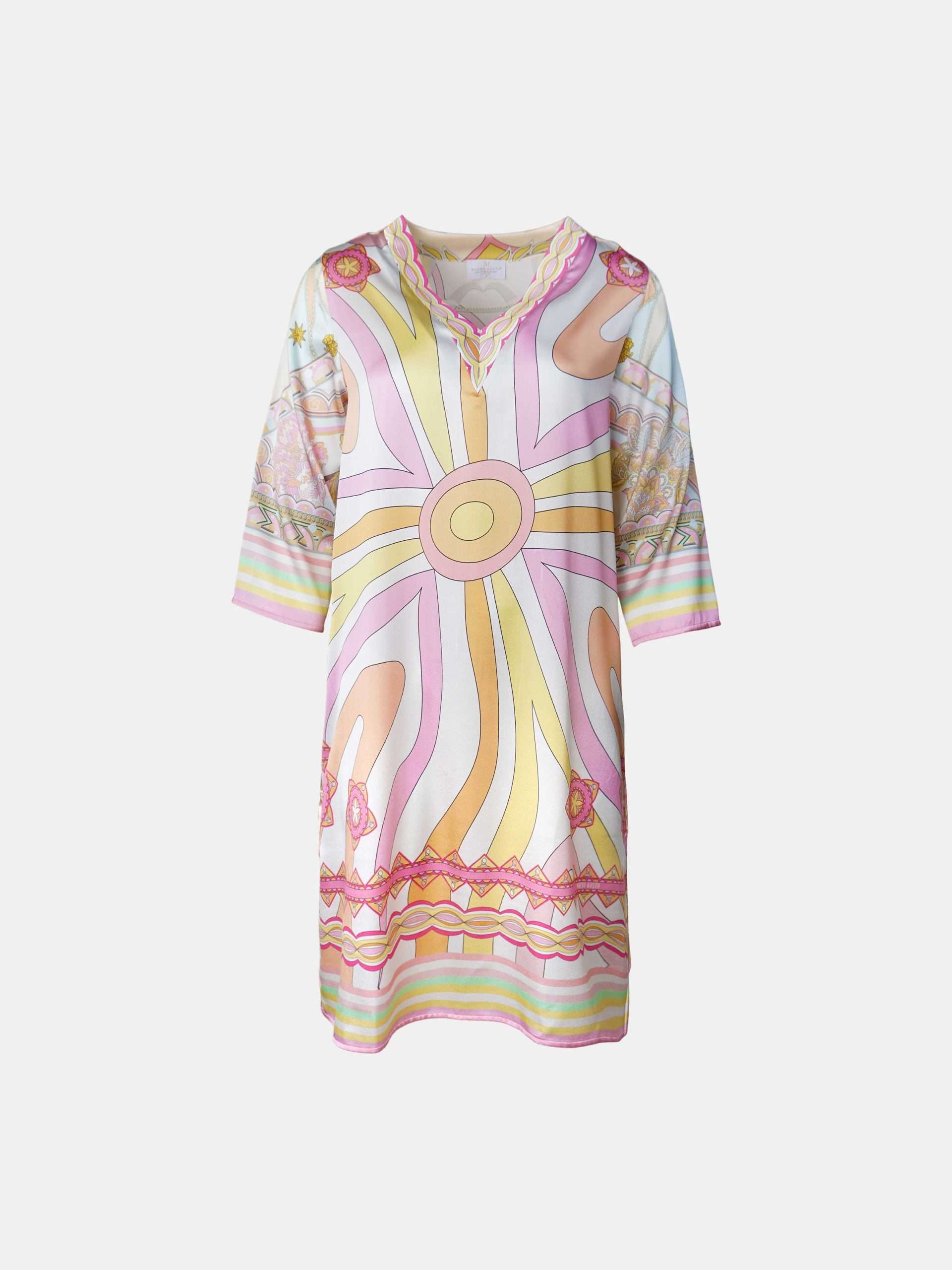 MUCHO GUSTO® Jurk Genova Paisley Paradise Patchwork