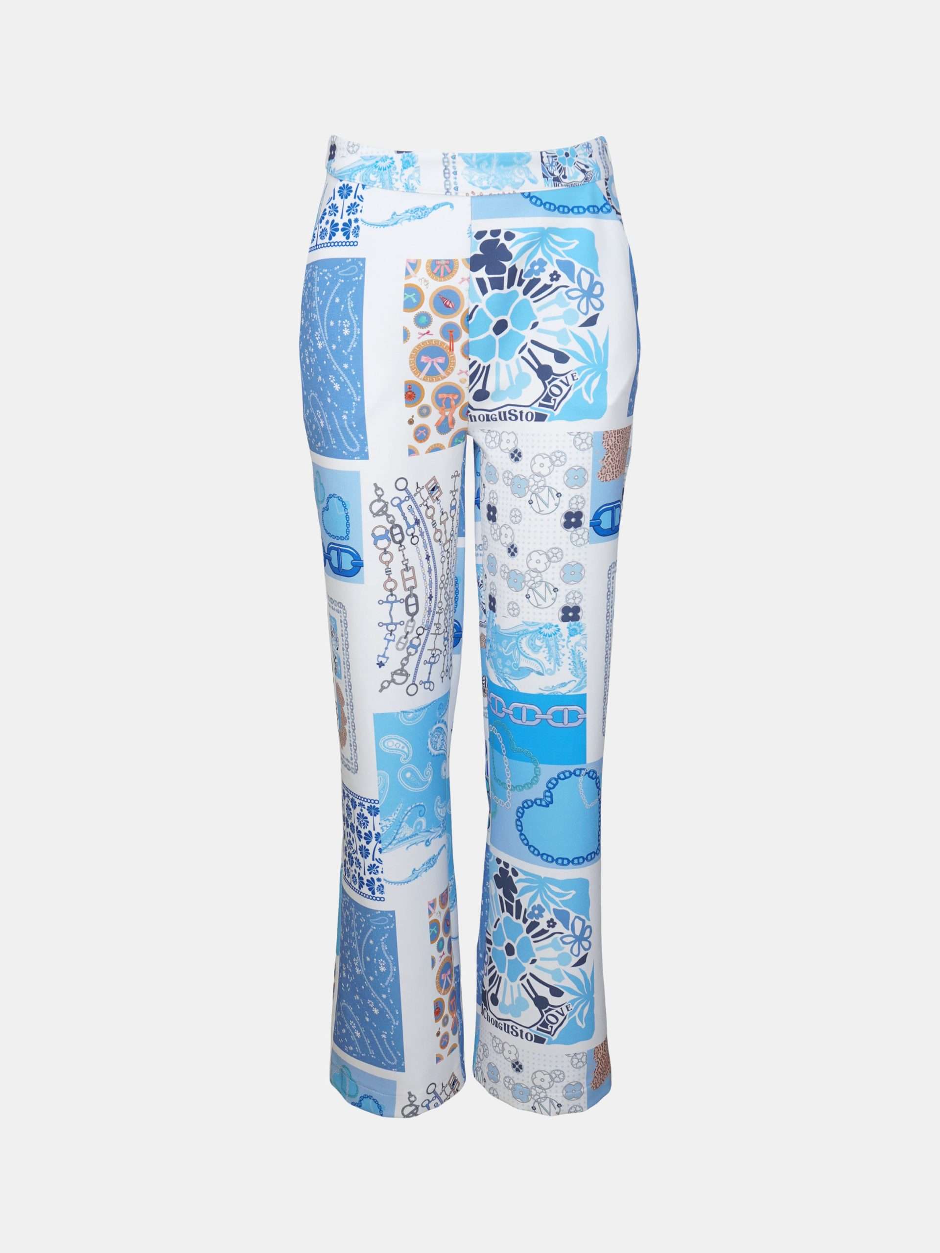 MUCHO GUSTO® Pants Lesbos Blue Heart Elegance