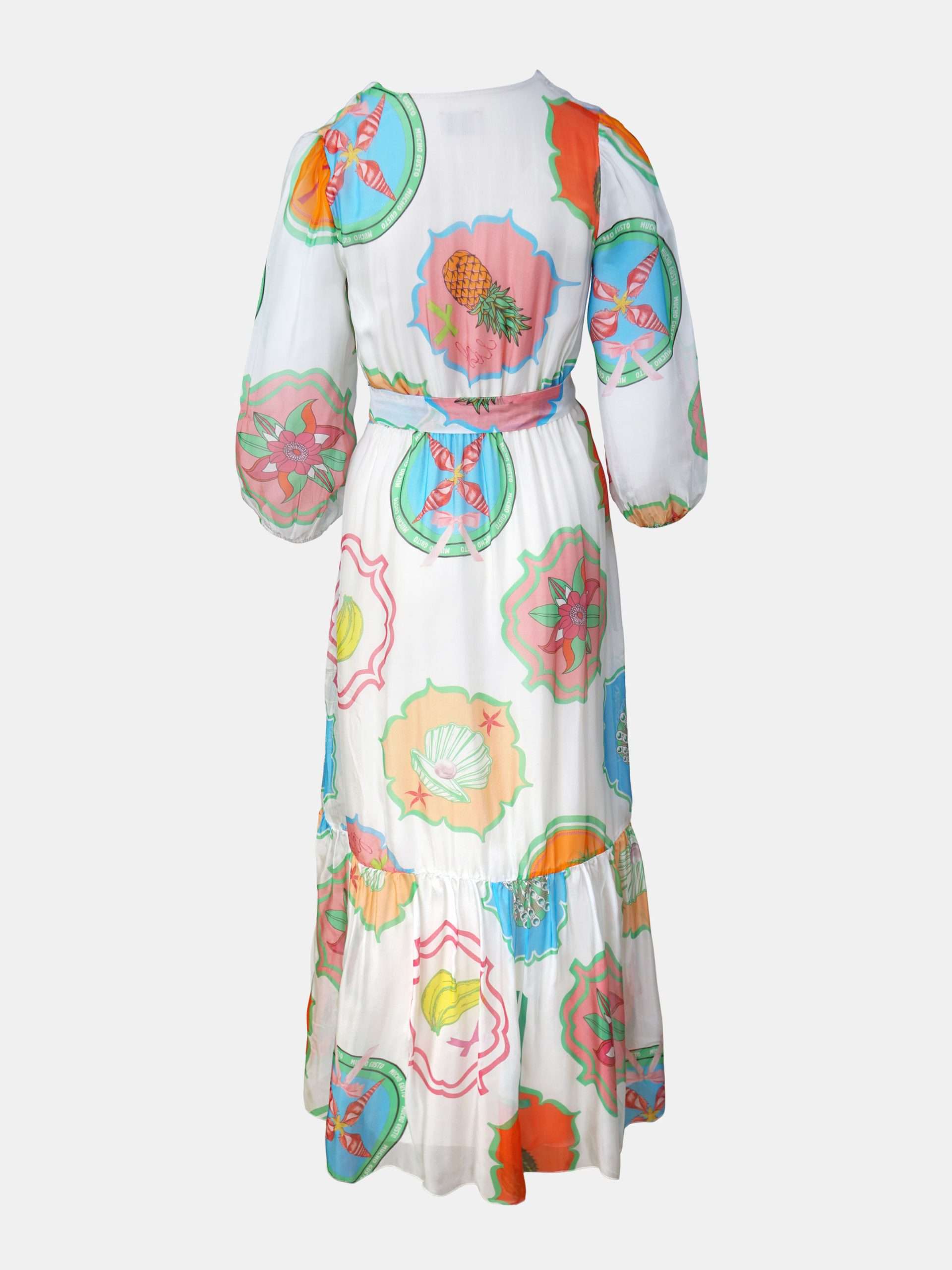 MUCHO GUSTO® Jurk Valencia Zomerpatches