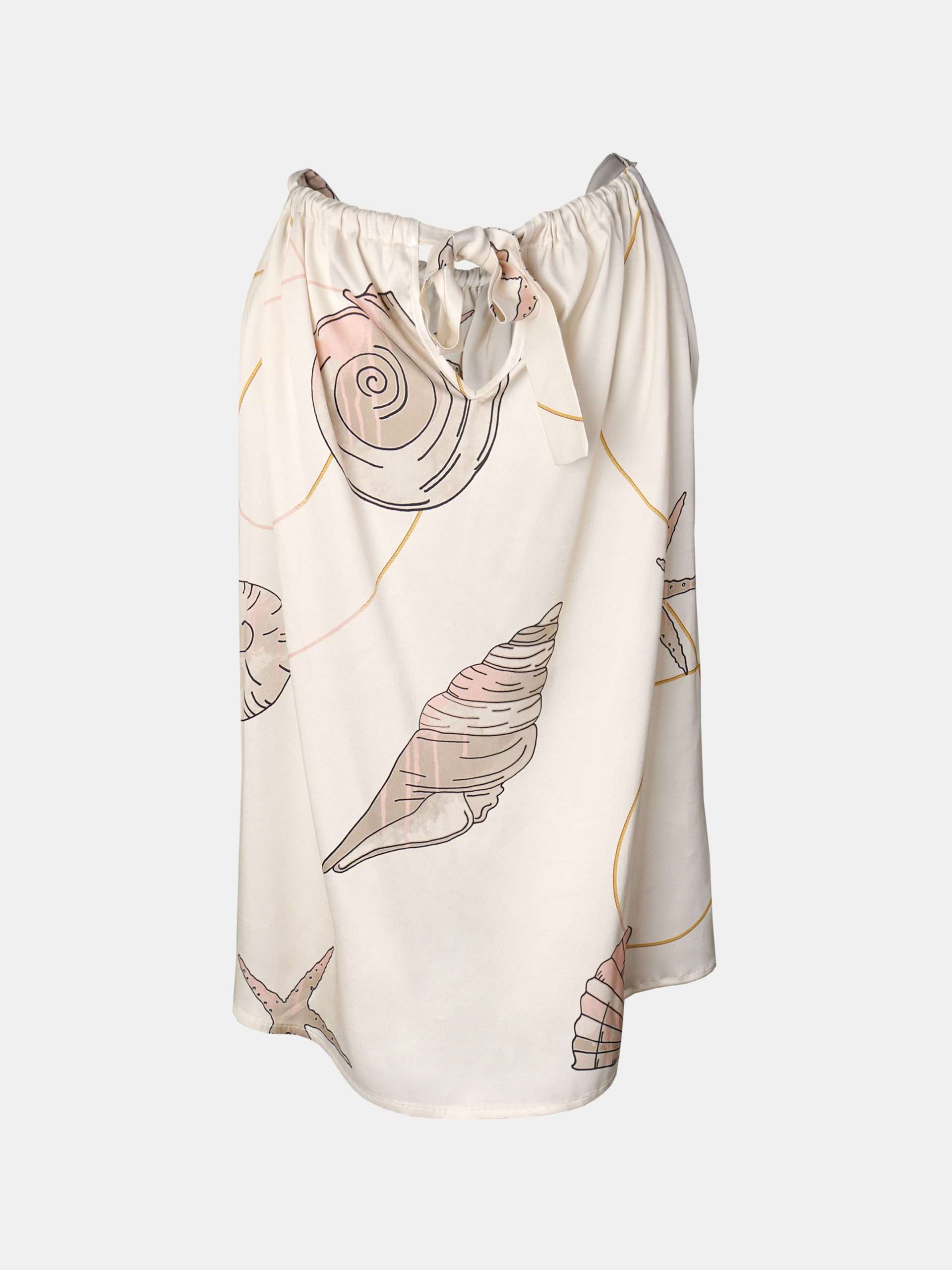 MUCHO GUSTO® Top Dubai Creme Seashell Print