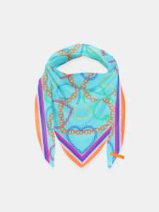 MUCHO GUSTO® Sjaal St. Tropez Viscose Ketting Hart Patchwork