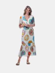 MUCHO GUSTO® Dress Valencia Summer Patches