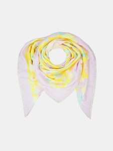 MUCHO GUSTO® Sjaal Genova Gele Bloemenprint