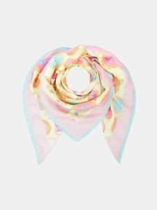 MUCHO GUSTO® Sjaal Genova Roze Barok Print