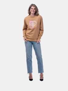 MUCHO GUSTO® Sweater Leopard Fuchsia Turquoise