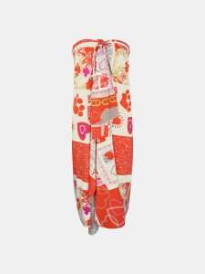 MUCHO GUSTO® Pareo Dress Procida Red Heart Elegance