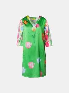 MUCHO GUSTO® Dress Genova Tulips Pattern