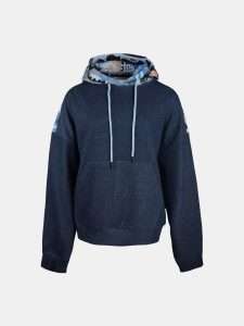 MUCHO GUSTO® Hoodie Mucho Blue Cheetah Print
