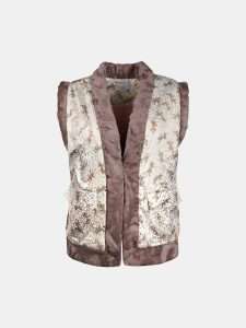 MUCHO GUSTO® Gilet Leopard Taupe