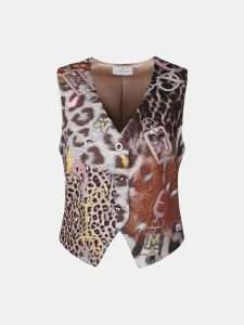 MUCHO GUSTO® Gilet Lesbos Leopard Elegance