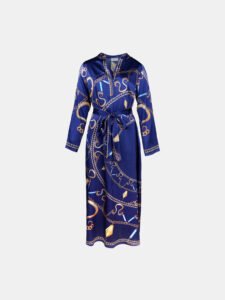 MUCHO GUSTO® Dress Helsinki Circle Chain Patchwork