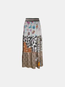 MUCHO GUSTO® Skirt Toulouse Mixed Patchwork Print