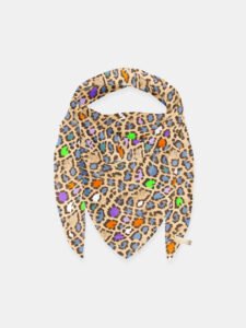MUCHO GUSTO® Scarf Cannes Multicolor Leopard Print
