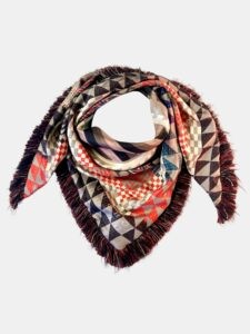 MUCHO GUSTO® Scarf Kiev Ruby Mirage