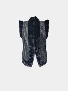 MUCHO GUSTO® Gilet Faux Fur Leopard Noir Elegance