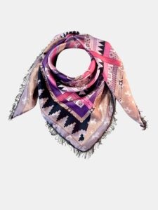 MUCHO GUSTO® Scarf Kiev Fringes Bohemian Grace