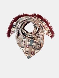 MUCHO GUSTO® Scarf Genova Ruby Harmony