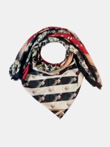 MUCHO GUSTO® Scarf Genova Baroque Stripe