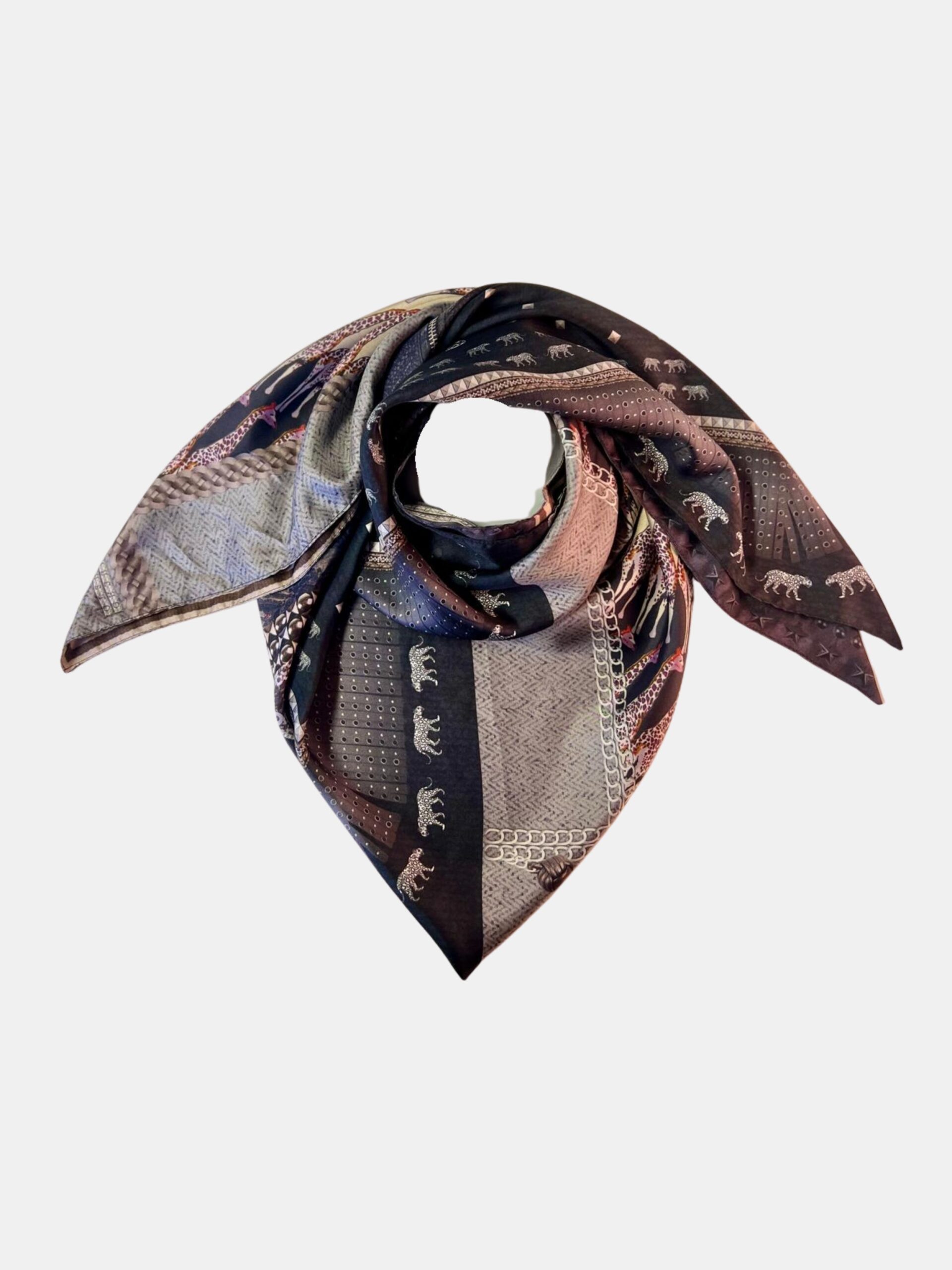 MUCHO GUSTO® Scarf St. Tropez Ebony Majesty