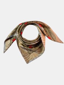 MUCHO GUSTO® Scarf Kiev Taupe Cherries