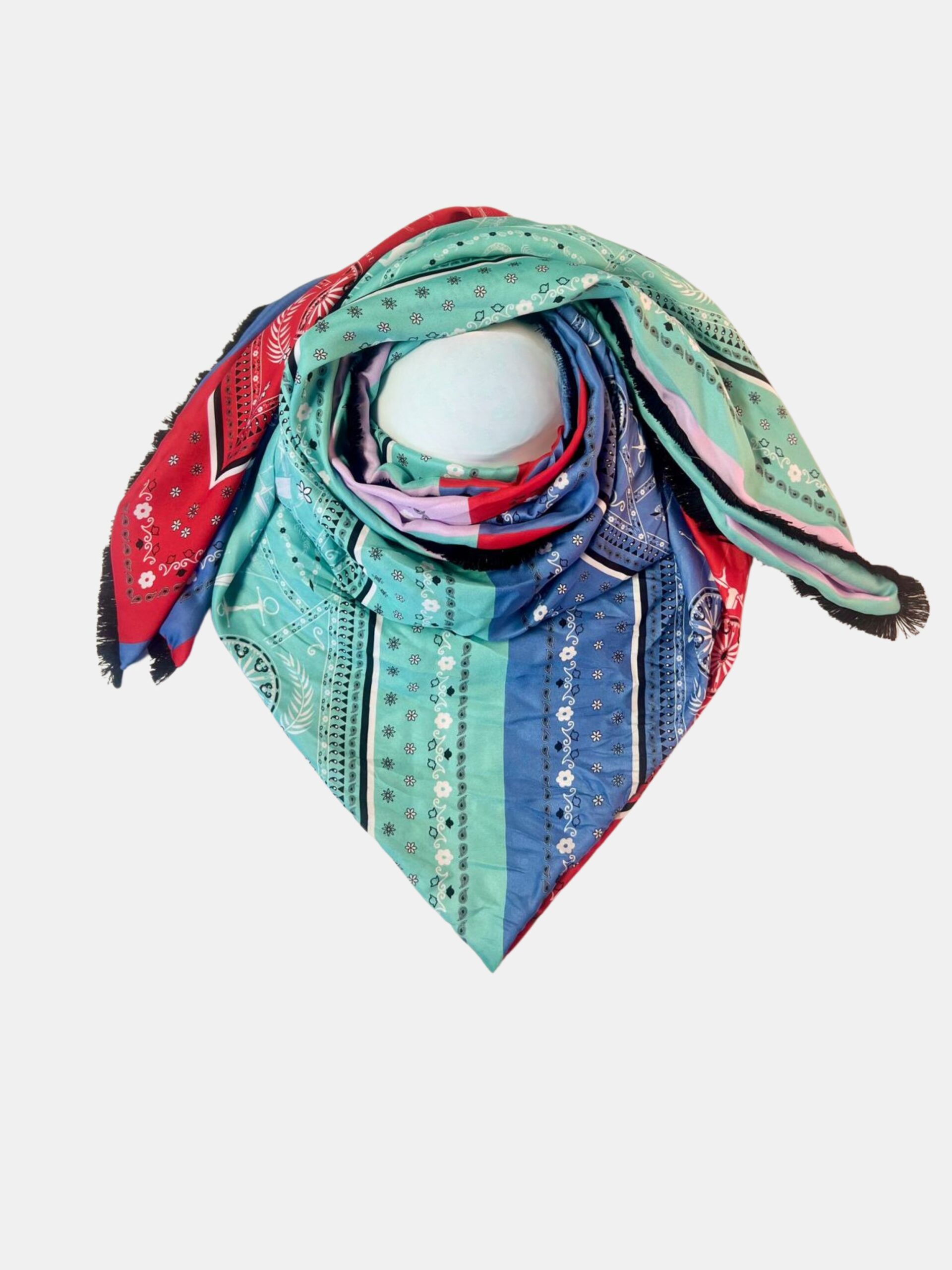 MUCHO GUSTO® Scarf Genova Ocean Harmony