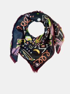 MUCHO GUSTO® Scarf Genova Neon Rhythm