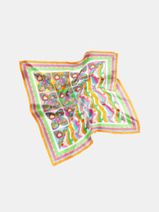MUCHO GUSTO® Scarf Burano Small Heart Wave Elegance