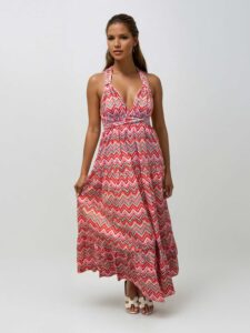 MUCHO GUSTO® Dress San Remo Sunset Zigzag