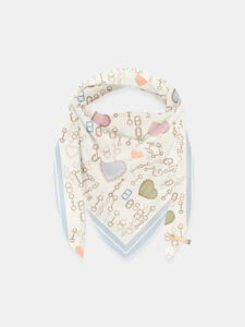 MUCHO GUSTO® Scarf Cannes Heart Chain Grace