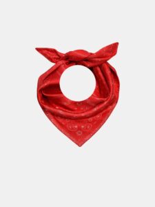 MUCHO GUSTO® Sjaal Abu Dhabi Rood Paisley Print