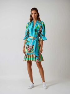 MUCHO GUSTO® Dress Rhodes Paradise Patchwork