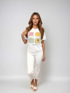 MUCHO GUSTO® T-Shirt Mucho Palm Mosaic