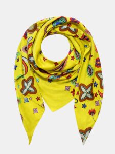 MUCHO GUSTO® Scarf St. Tropez Viscose Sunshine Bloom