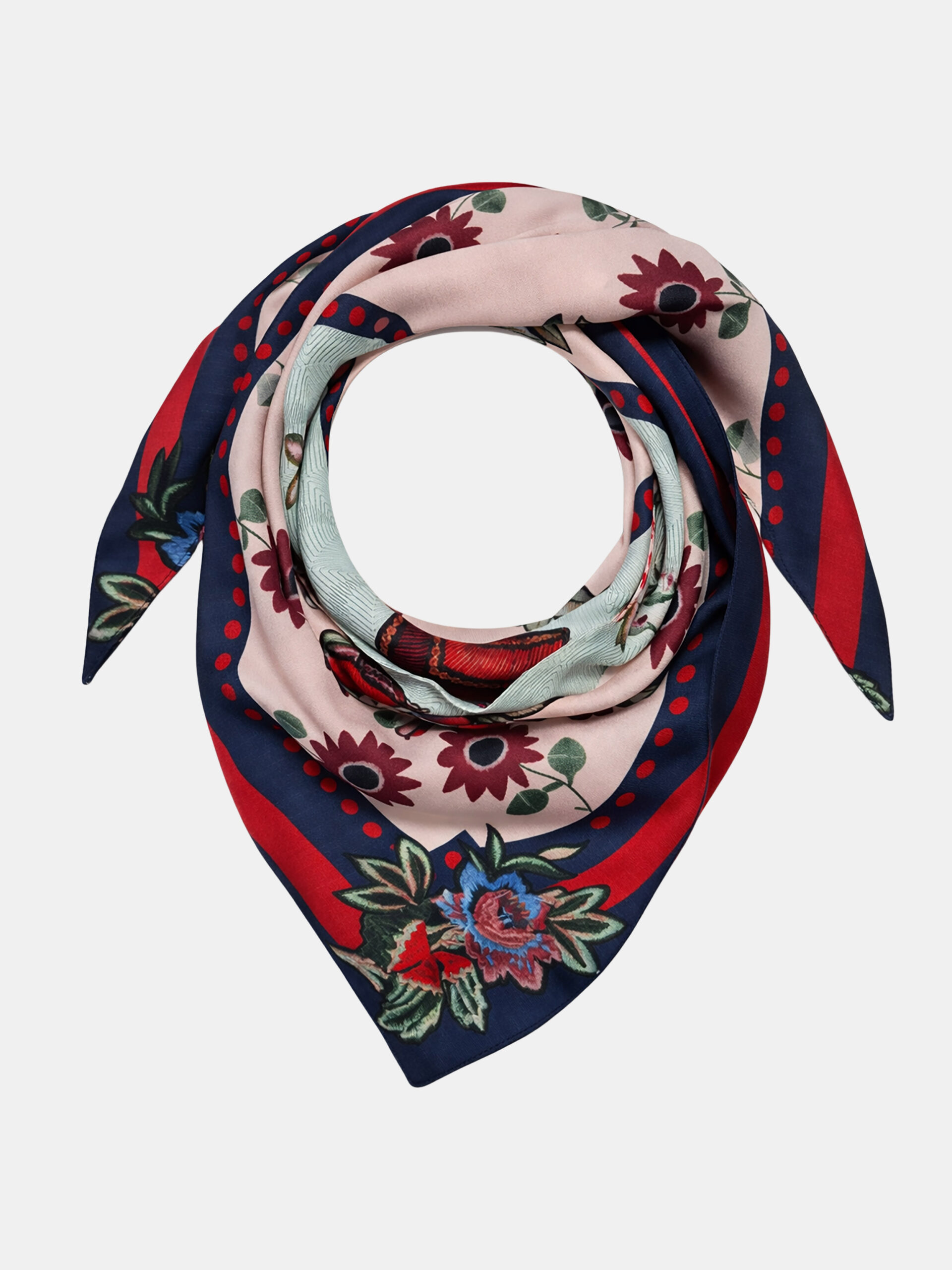 MUCHO GUSTO® Schal St. Tropez Viscose Bunter Blumenprint