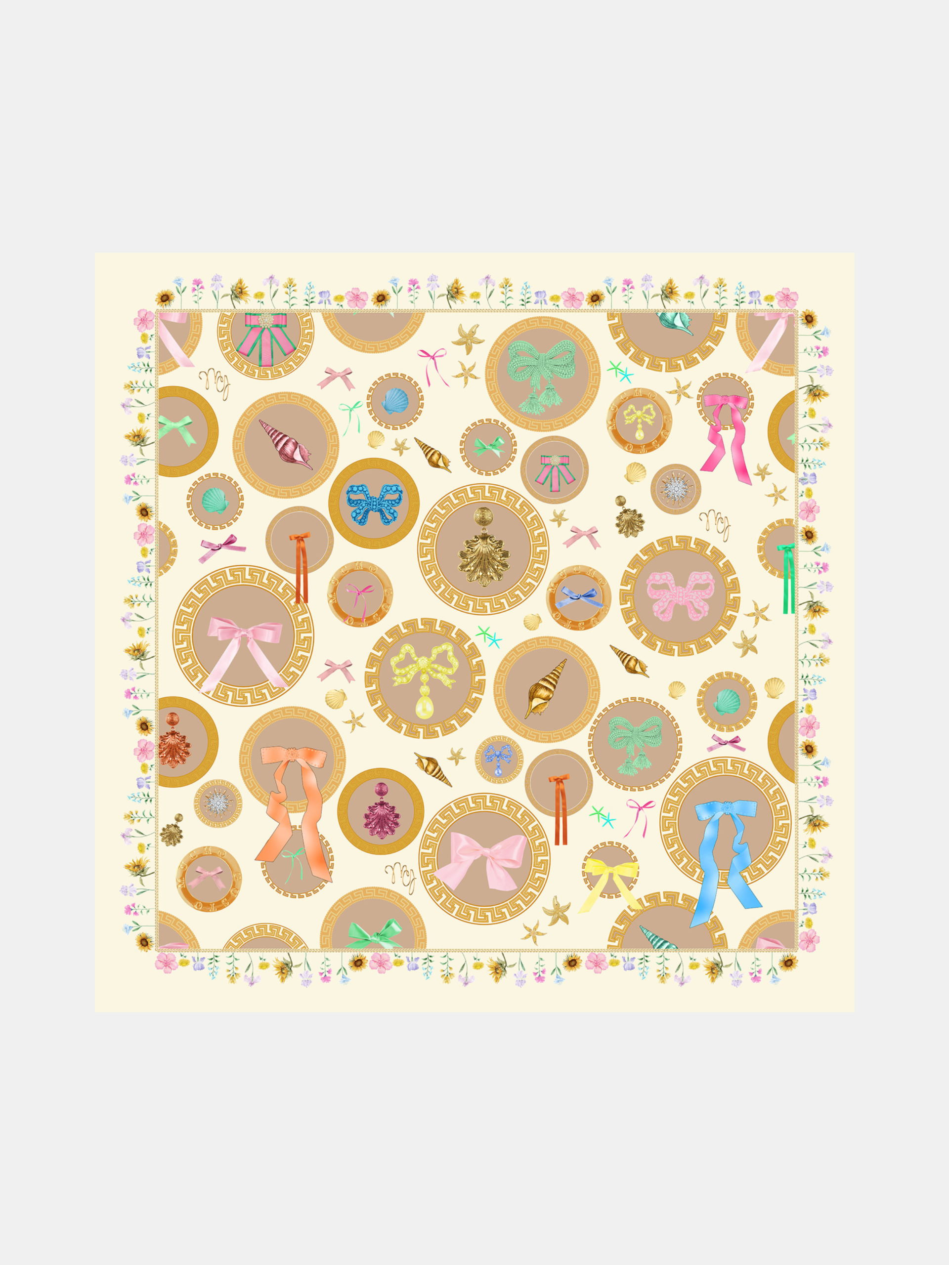 MUCHO GUSTO® Scarf Kiev Round Baroque Print