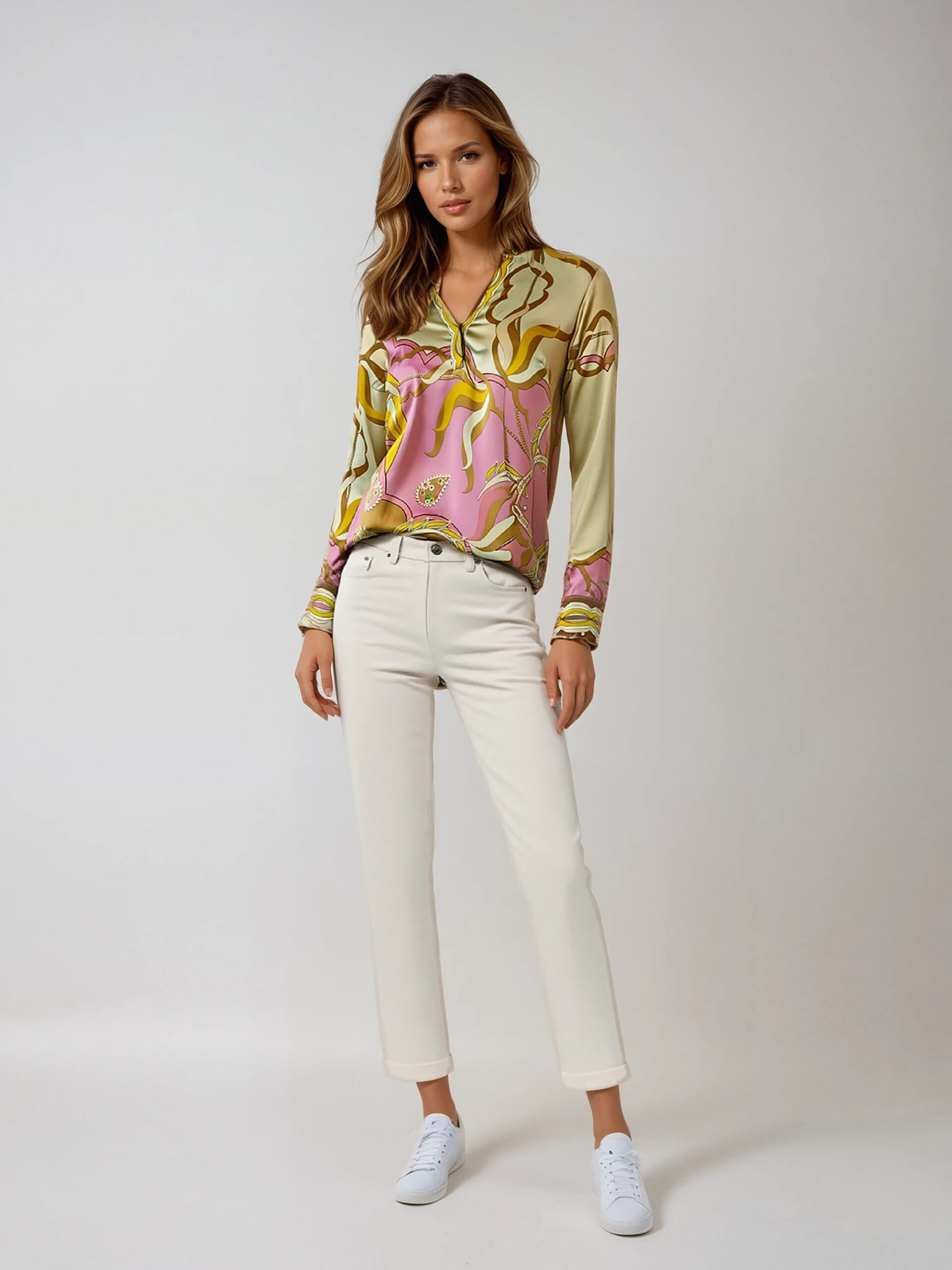 MUCHO GUSTO® Blouse Monza Golden Chains