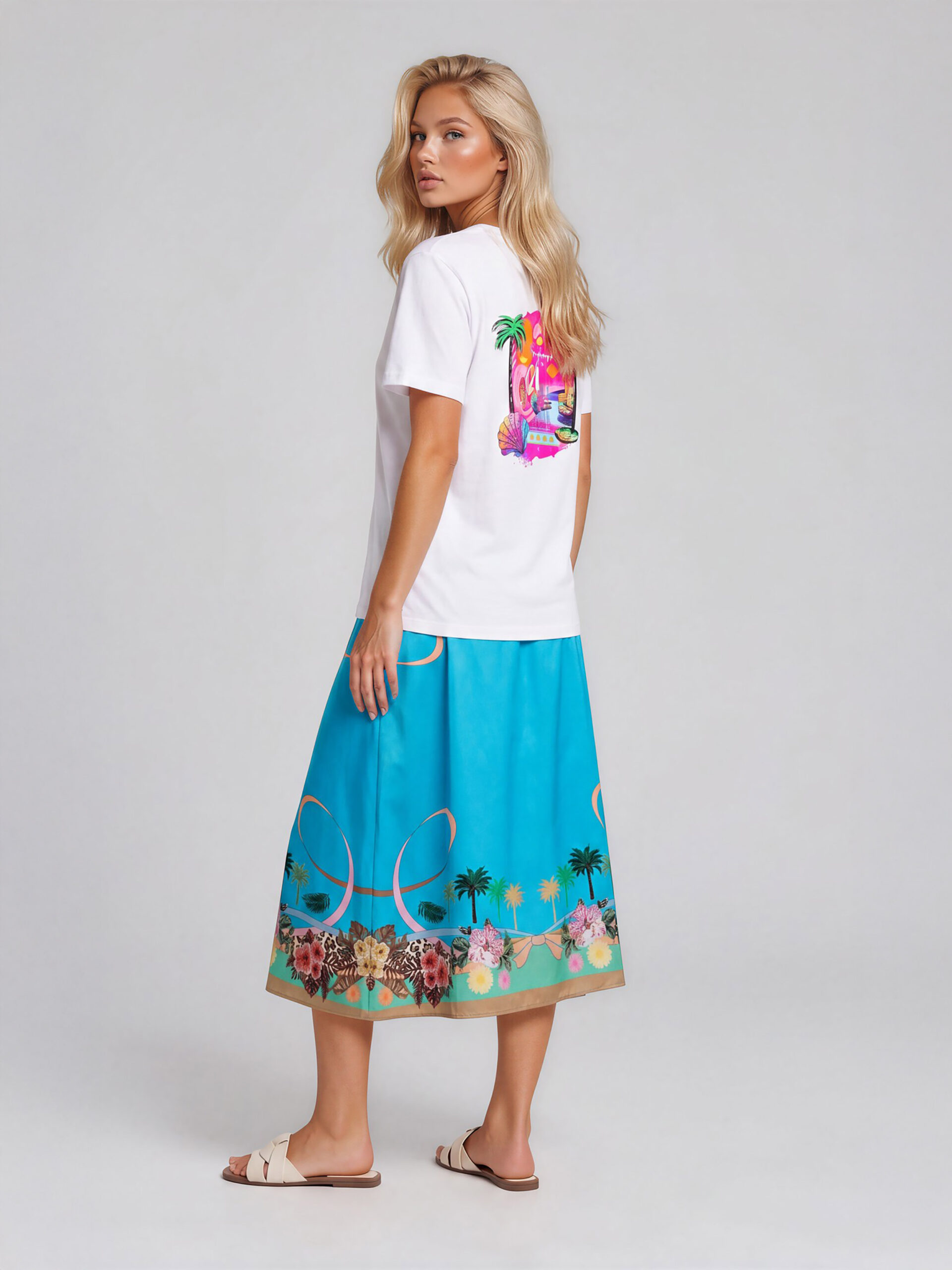 MUCHO GUSTO® Skirt Cosenza Paradise Patchwork