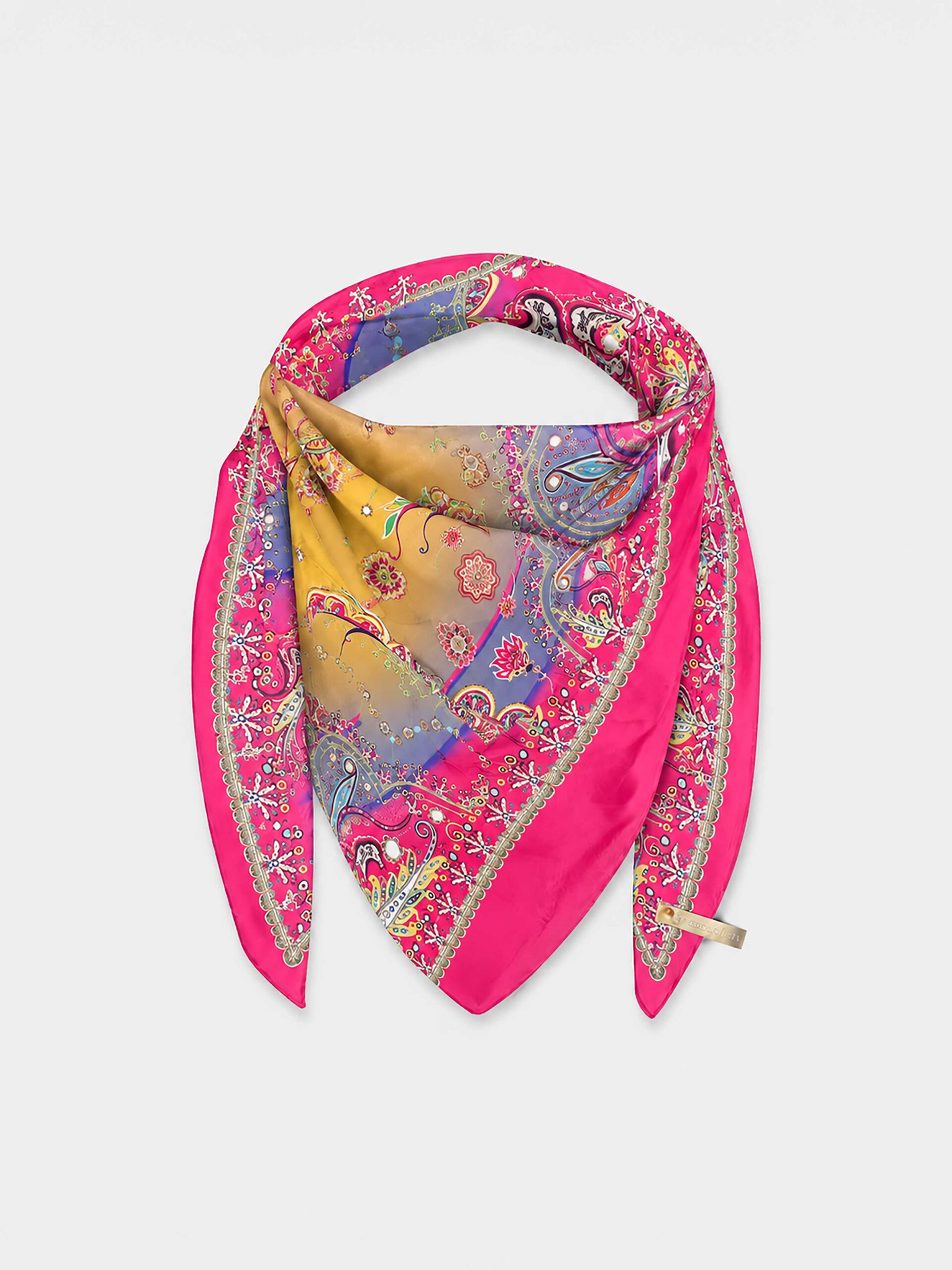 MUCHO GUSTO® Scarf St. Tropez Viscose Pink Sunset