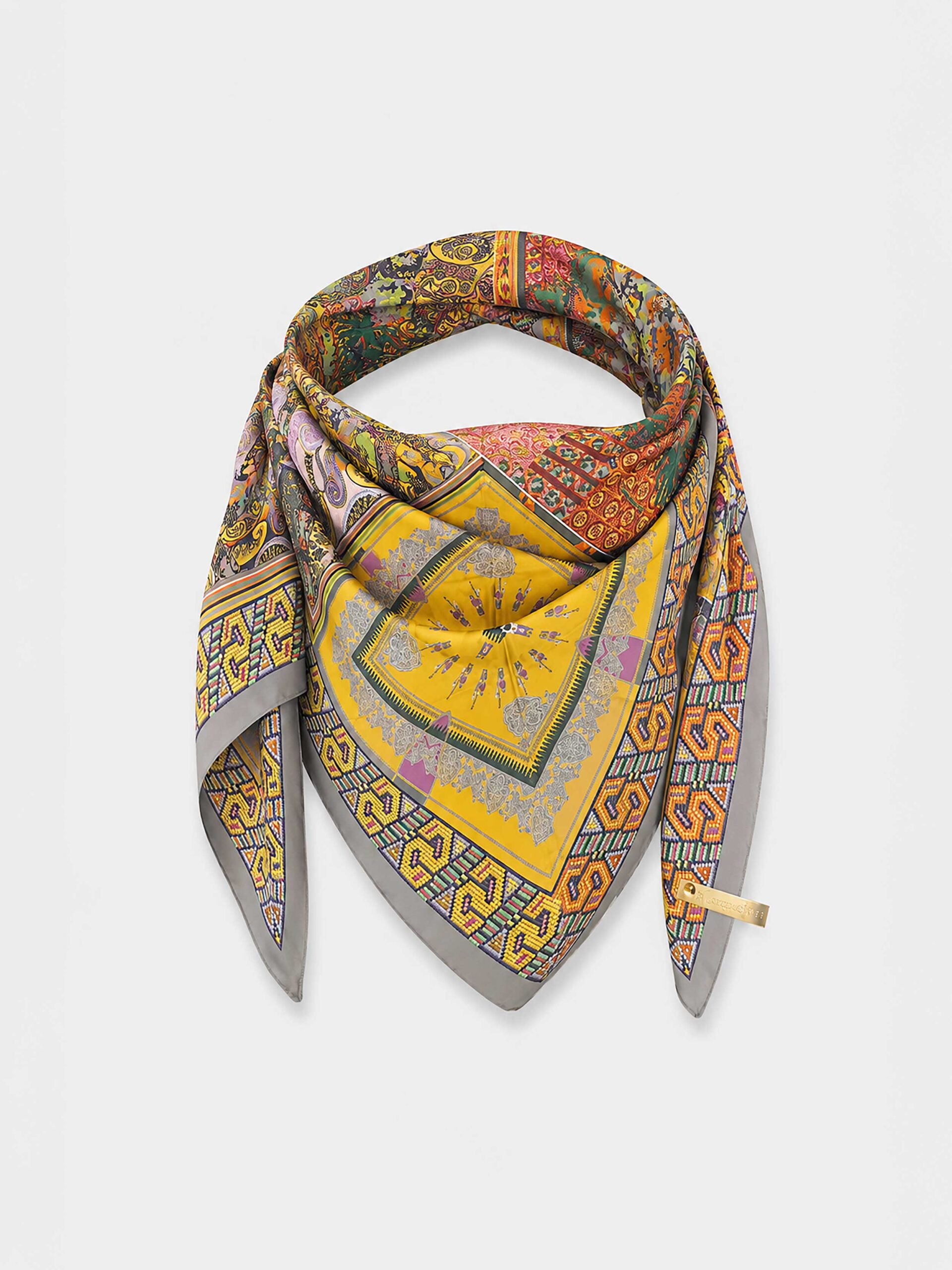 MUCHO GUSTO® Scarf St. Tropez Golden Mosaic