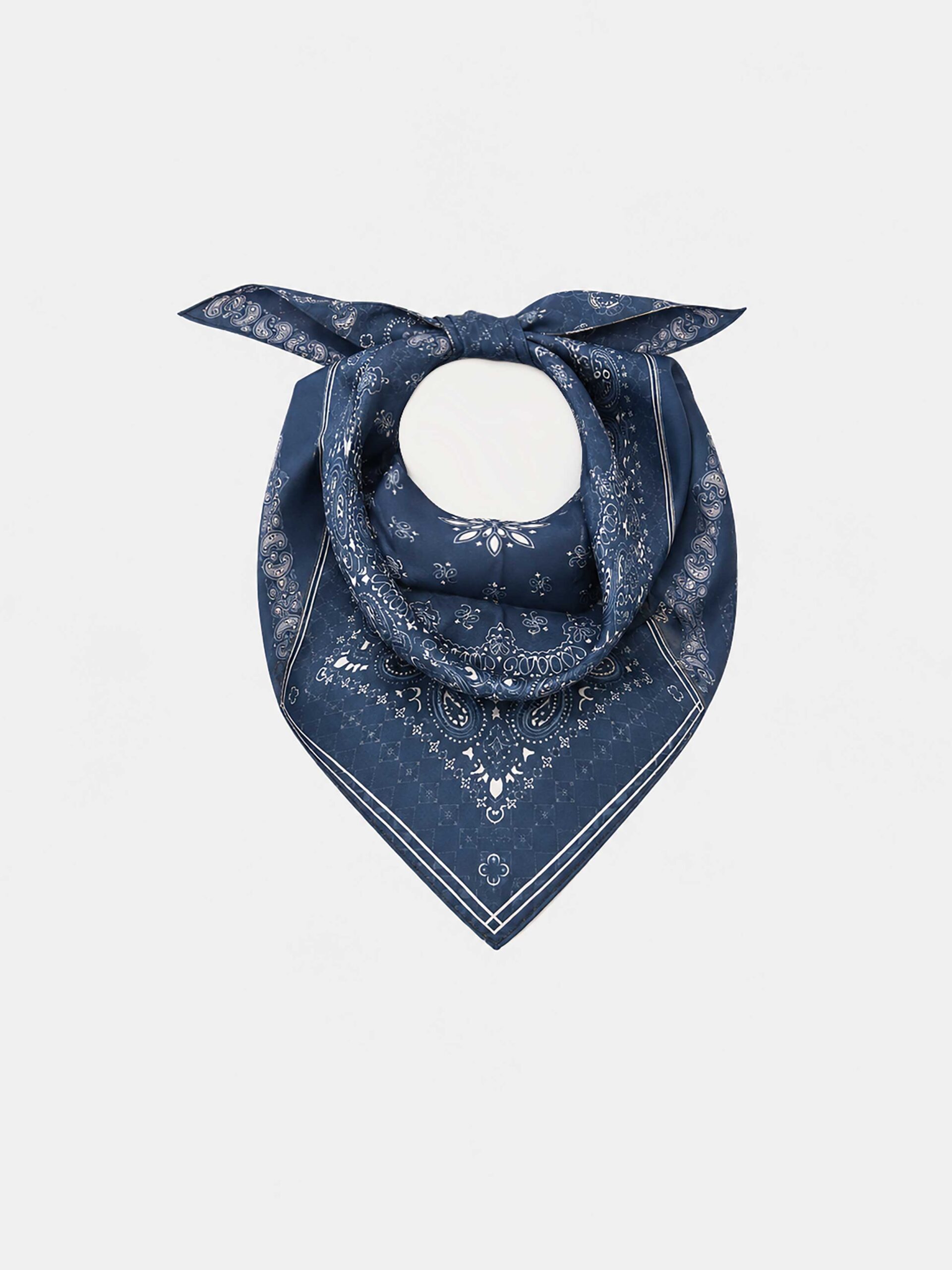 MUCHO GUSTO® Scarf Abu Dhabi Paisley Blue
