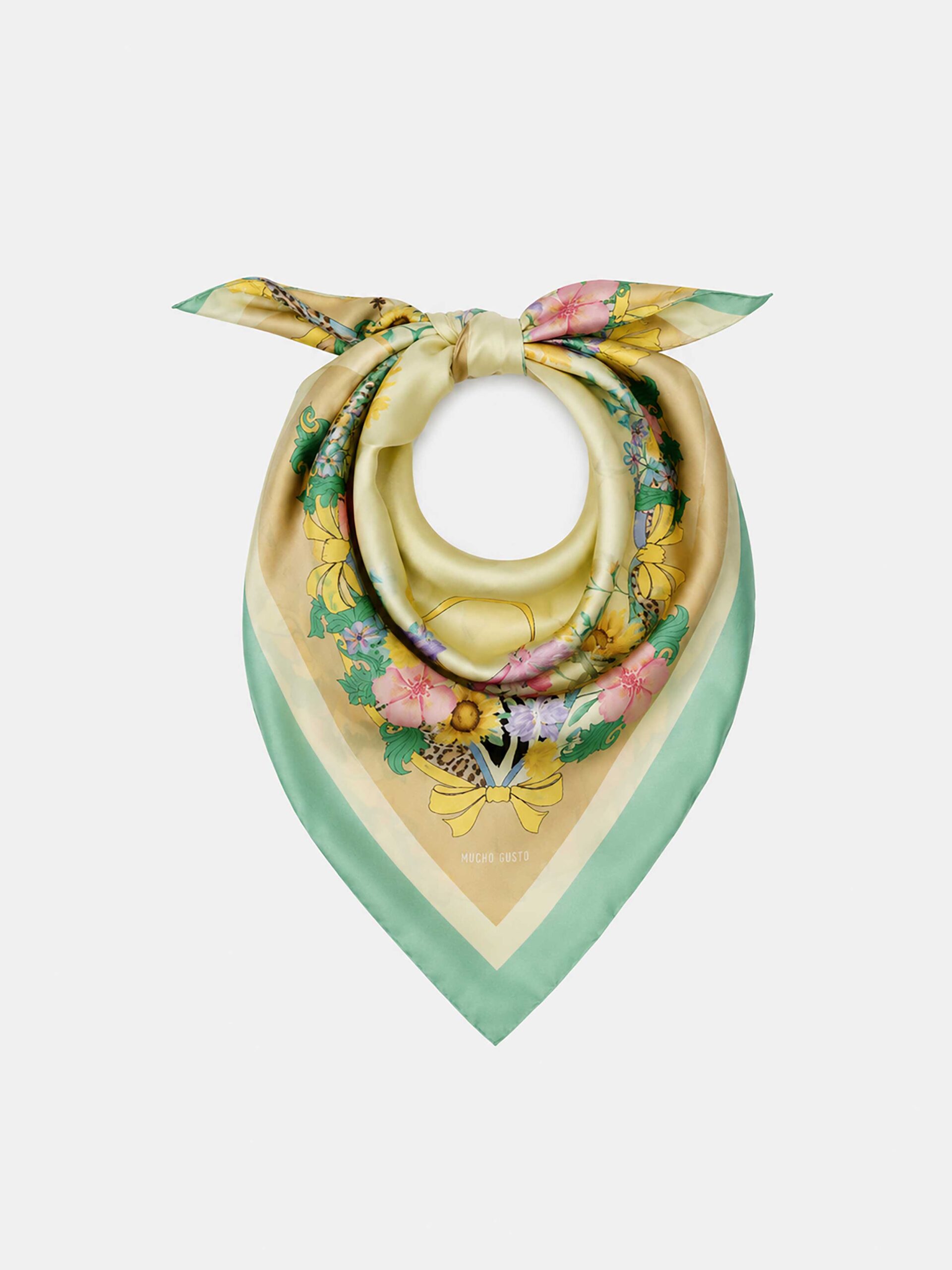 MUCHO GUSTO® Scarf Abu Dhabi Golden Bloom