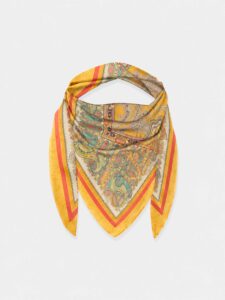 MUCHO GUSTO® Scarf St. Tropez Golden Paisley Charm